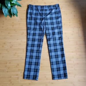 Plaid dress pants